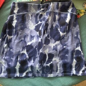 SkirtSports Happy Girl blue and white abstract pattern with drawstring